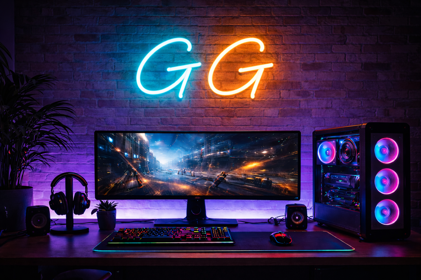 Dein Neonschild – GG