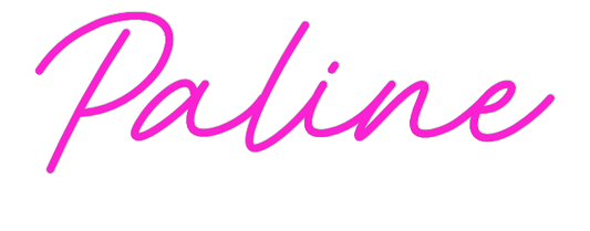 Personalisierbares Neon - LED - Schild in Pink, ideal als Wanddekoration für Wohnzimmer oder Geschäftsräume