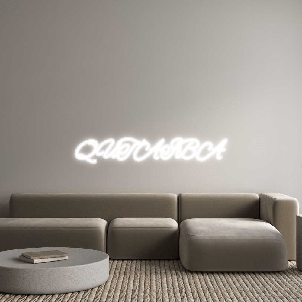 Personalisierbares Neon - LED - Schild in Pink, ideal als Wanddekoration für Wohnzimmer oder Geschäftsräume