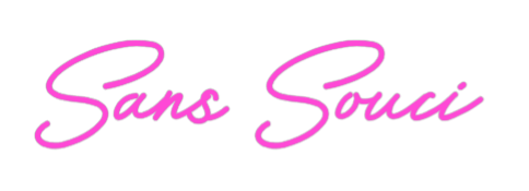 Personalisierbares Neon - LED - Schild in Pink, ideal als Wanddekoration für Wohnzimmer oder Geschäftsräume