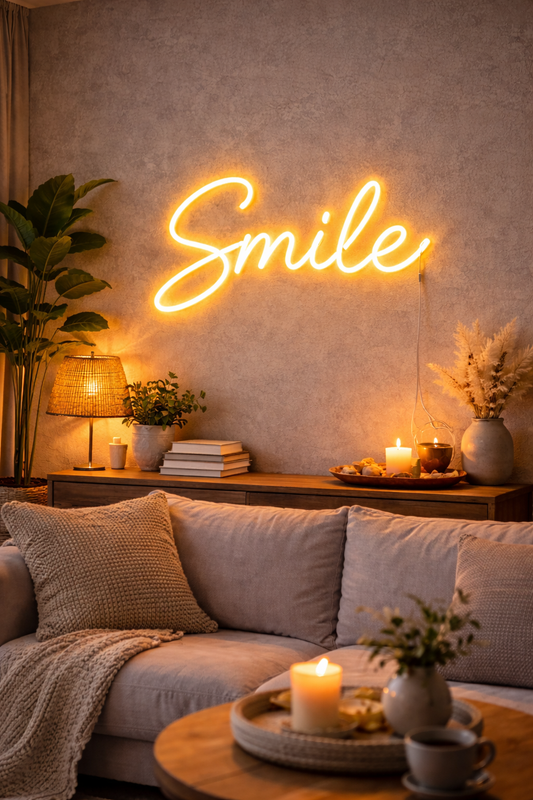 Dein Neonschild – Smile