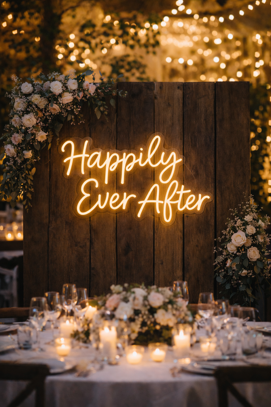 Dein Neonschild – „Happily Ever After“