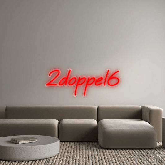 Personalisierbares Neon - LED - Schild in Pink, ideal als Wanddekoration für Wohnzimmer oder Geschäftsräume