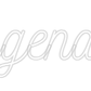 Personalisierbares Neon - LED - Schild in Pink, ideal als Wanddekoration für Wohnzimmer oder Geschäftsräume