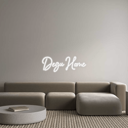 Personalisierbares Neon - LED - Schild in Pink, ideal als Wanddekoration für Wohnzimmer oder Geschäftsräume
