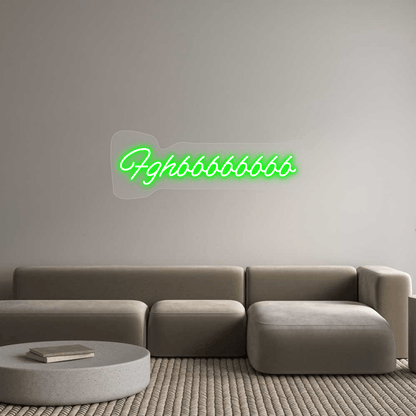 Personalisierbares Neon - LED - Schild in Pink, ideal als Wanddekoration für Wohnzimmer oder Geschäftsräume