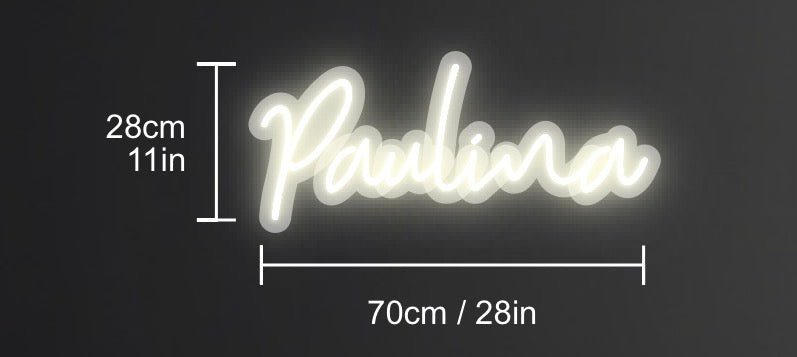 Personalisierbares Neon - LED - Schild in Pink, ideal als Wanddekoration für Wohnzimmer oder Geschäftsräume