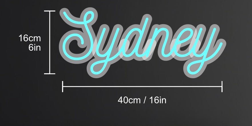 Personalisierbares Neon - LED - Schild in Pink, ideal als Wanddekoration für Wohnzimmer oder Geschäftsräume