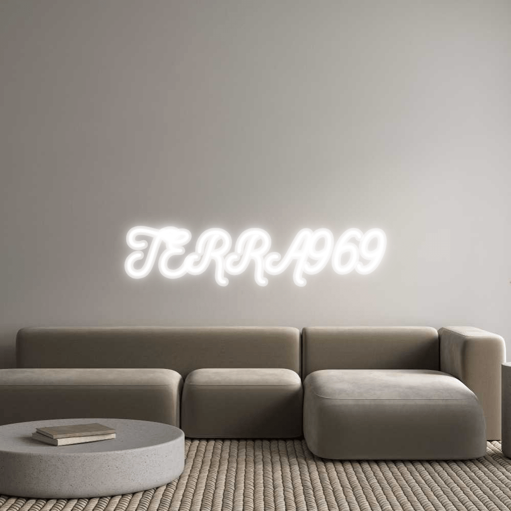 Personalisierbares Neon - LED - Schild in Pink, ideal als Wanddekoration für Wohnzimmer oder Geschäftsräume