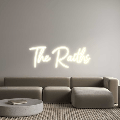 Personalisierbares Neon - LED - Schild in Pink, ideal als Wanddekoration für Wohnzimmer oder Geschäftsräume